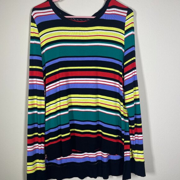 Marc New York Tops - Marc New York Performance Women's Stripe Colorful Tunic Top XL!